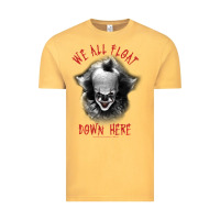 Vintage Mustard It Movie Pennywise We All Float Down Here Vintage Tee - minhPixels