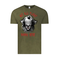 Vintage Olive It Movie Pennywise We All Float Down Here Vintage Tee - minhPixels