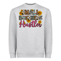 Heather Grey small business hustler Heavyweight Sweatshirt - OliviaCreatesArt