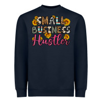 Navy small business hustler Heavyweight Sweatshirt - OliviaCreatesArt