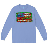 Colony Blue Christmas American flag 4th of july Long Sleeve Tee - HowdyJamesFarm