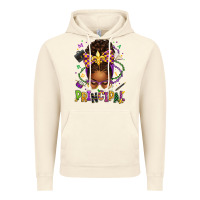 Vintage Artic mardi gras principal afro messy bun Vintage Hoodie - texasbilliewilder