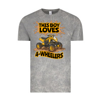 Cloud Rock Kids Atv Outfit 4 Wheeler Mudding Gift- Boys Four Wheeler Vintage Tee - minhPixels