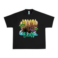 Black Mama bear summer Urban Heavy Tee - NancyCooperArtShop