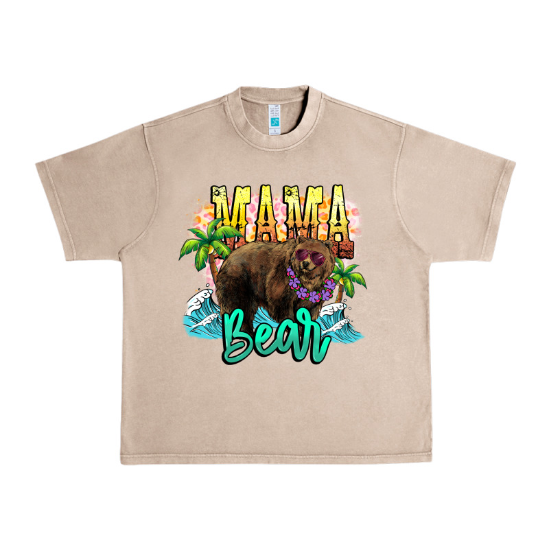 Mama Bear Summer Urban Heavy Tee by NancyCooperArtShop | Teevron