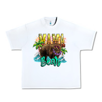 White Mama bear summer Urban Heavy Tee - NancyCooperArtShop