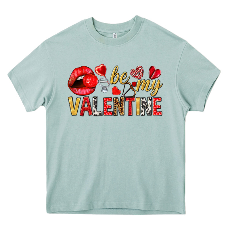 Be My Valentine Heavy Core Tee by NancyCooperArtShop | Teevron