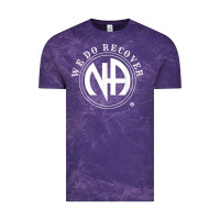 Cloud Purple We Do Recover Narcotics Anonymous Men Women Gift Vintage Tee - minhPixels