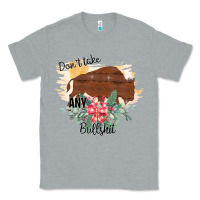 Heather Grey Take No Bull Floral Rodeo Classic Tee - Bettercallsaul