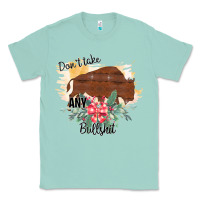 Seafoam Take No Bull Floral Rodeo Classic Tee - Bettercallsaul