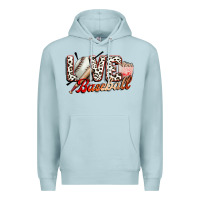 Blue Mist love baseball Premium Hoodie - FaDigitalArtStudio