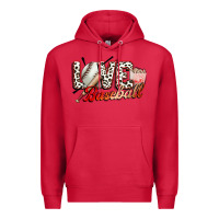 Cardinal love baseball Premium Hoodie - FaDigitalArtStudio