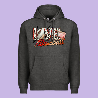 Love Baseball Premium Hoodie Designed By Fadigitalartstudio