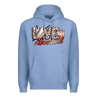 Colony Blue love baseball Premium Hoodie - FaDigitalArtStudio