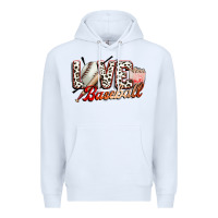 White love baseball Premium Hoodie - FaDigitalArtStudio