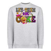 Heather Grey let them eat cake olivia Heavyweight Sweatshirt - OliviaCreatesArt