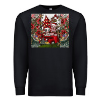 Black merry Christmas Premium Sweatshirt - CowhideDigitalArt