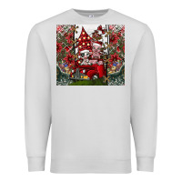 Dove Grey merry Christmas Premium Sweatshirt - CowhideDigitalArt