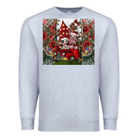 Heather Grey merry Christmas Premium Sweatshirt - CowhideDigitalArt
