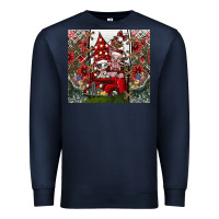 Navy merry Christmas Premium Sweatshirt - CowhideDigitalArt