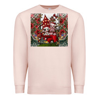 Pale Pink merry Christmas Premium Sweatshirt - CowhideDigitalArt