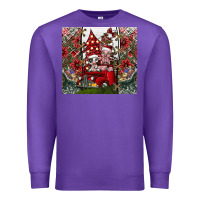 Purple merry Christmas Premium Sweatshirt - CowhideDigitalArt
