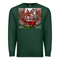 Sports Green merry Christmas Premium Sweatshirt - CowhideDigitalArt
