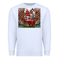 White merry Christmas Premium Sweatshirt - CowhideDigitalArt