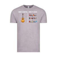 Vintage Zinc Guitars How it Started How It's Going Guitar Players Funny Vintage Tee - minhPixels
