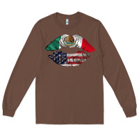 Chestnut mexico usa lips Long Sleeve Tee - TumblerDesignByShophia