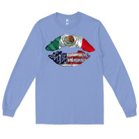 Colony Blue mexico usa lips Long Sleeve Tee - TumblerDesignByShophia