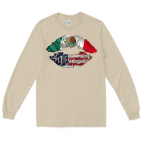 Mexico Usa Lips Long Sleeve Tee | Teevron