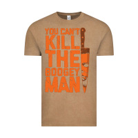 Vintage Coffee oogeyman halloween horror distressed quote orange Vintage Tee - minhPixels