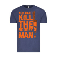 Vintage Denim oogeyman halloween horror distressed quote orange Vintage Tee - minhPixels