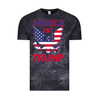 Cloud Black Trump America First Eagle Vintage Tee - Bettercallsaul
