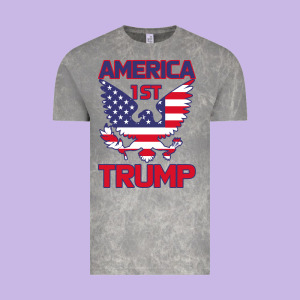 Trump America First Eagle Vintage Tee Designed By Bettercallsaul