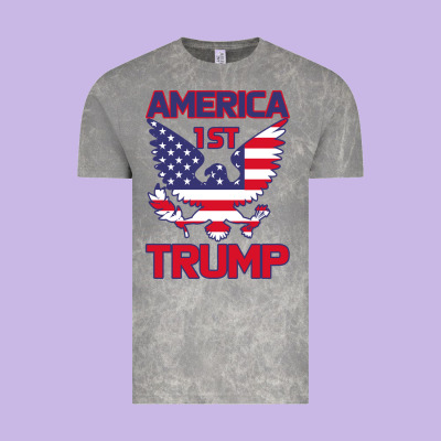 Trump America First Eagle Vintage Tee Designed By Bettercallsaul