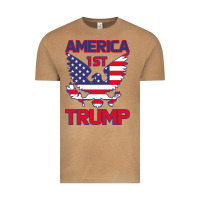 Vintage Camel Trump America First Eagle Vintage Tee - Bettercallsaul