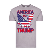 Vintage Zinc Trump America First Eagle Vintage Tee - Bettercallsaul