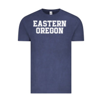 Vintage Denim Eastern Oregon Athletic University College Alumni Vintage Tee - minhPixels