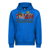 Cobalt farm mama with pigs Urban Hoodie - Artiststas