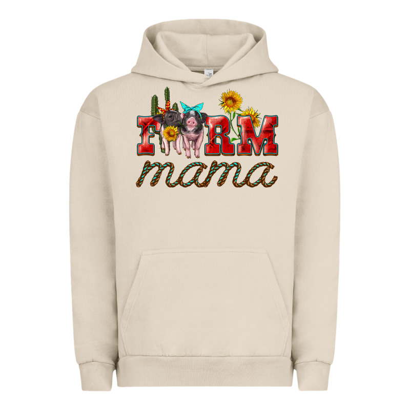Farm Mama With Pigs Urban Hoodie by Artiststas | Teevron