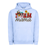 Pigment Grape Ice farm mama with pigs Urban Hoodie - Artiststas