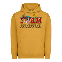Pigment Peanut Butter farm mama with pigs Urban Hoodie - Artiststas