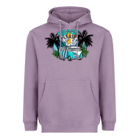 Lavender beach please Heavyweight Hoodie - CowhideDigitalArt