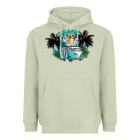 Matcha beach please Heavyweight Hoodie - CowhideDigitalArt