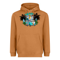 Meerkat beach please Heavyweight Hoodie - CowhideDigitalArt