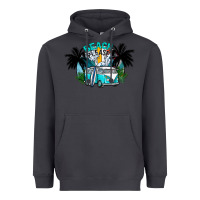 Smoke beach please Heavyweight Hoodie - CowhideDigitalArt