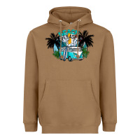 Toasted Coconut beach please Heavyweight Hoodie - CowhideDigitalArt