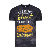 Cloud Black Calamari Squid Seafood Vintage Tee - minhPixels